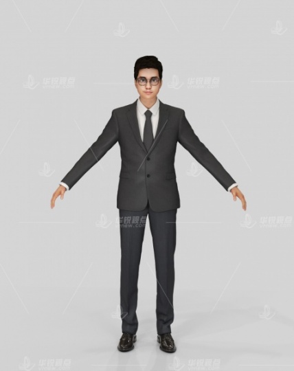 金融3D虚拟人物_虚拟数字人构建_元宇宙虚拟人开发_广州华锐互动