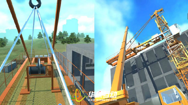 VR塔吊多人实操_VR实训系统_VR建筑安全_广州华锐互动