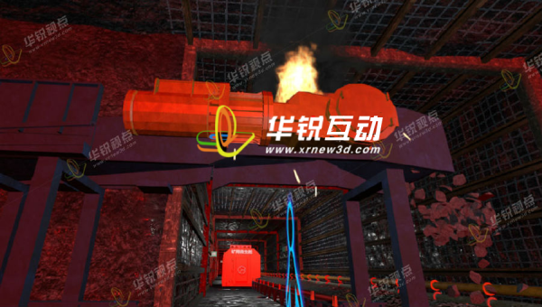 煤矿3D可视化_智慧煤矿数字孪生_3D采煤事故_广州华锐互动